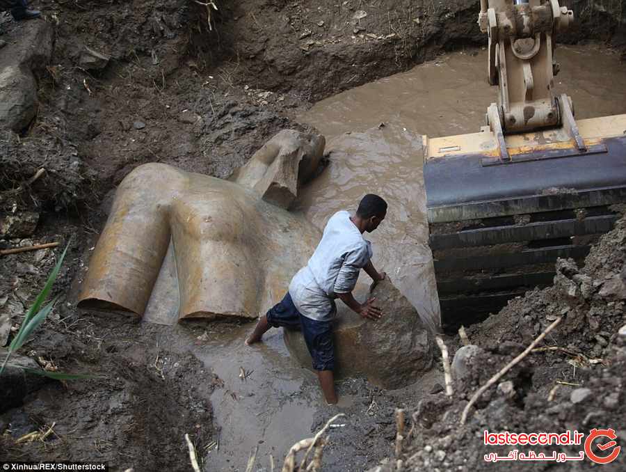 کشف مجسمه 3000 ساله فرعون مصر در قاهره