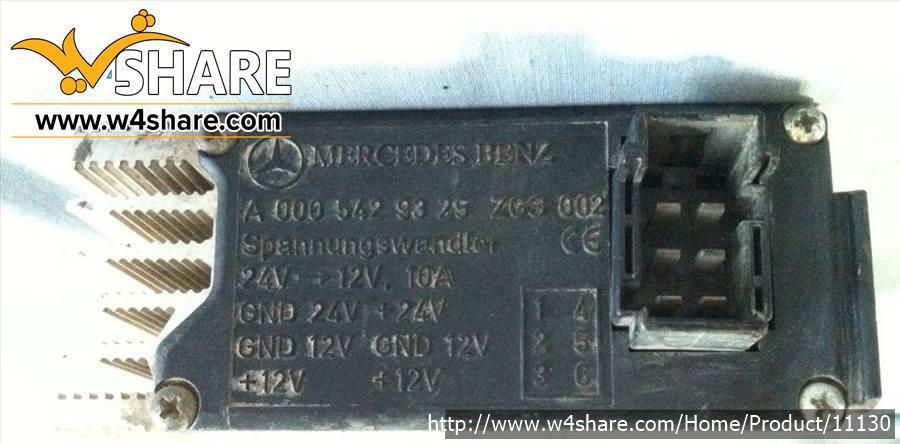 مبدل 24 ولت به 12 ولت 10 آمپر مرسدس بنز
