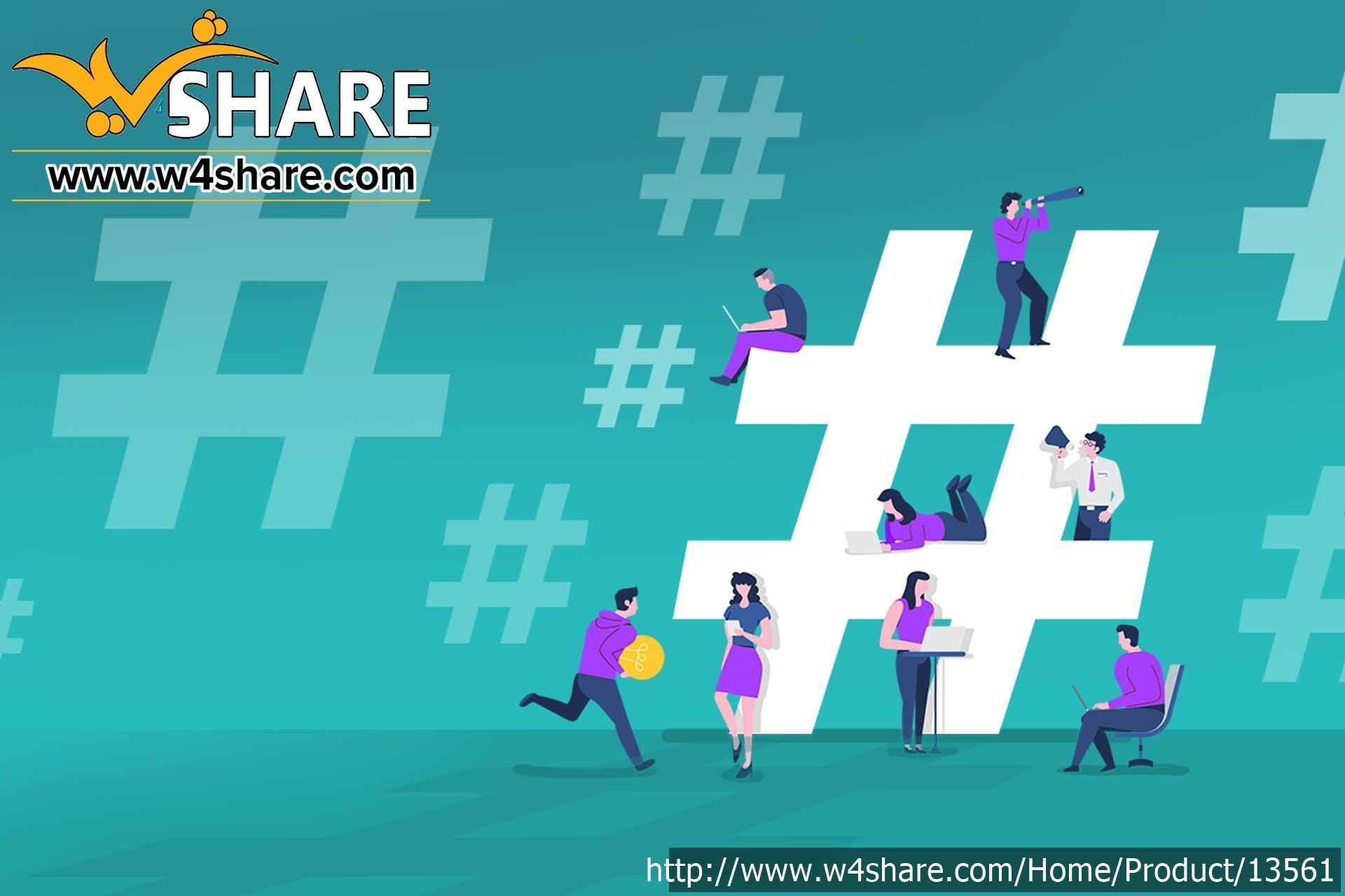 ارایه کلمات کلیدی و هشتک