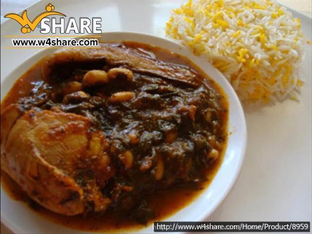 چلو خورشت کردی