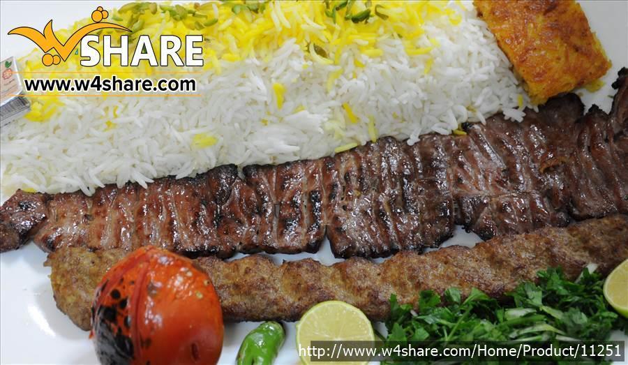 چلو کباب برگ مخصوص