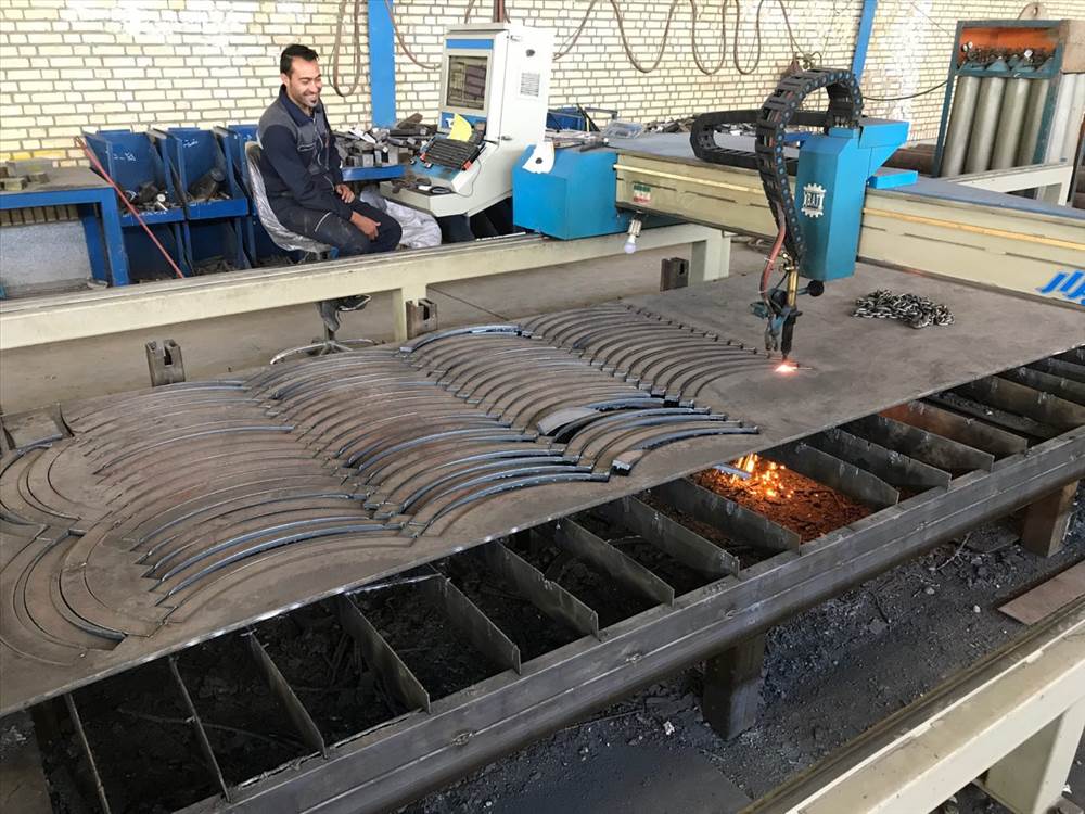 برشکاری حسینی(شرکت برج بتون بامداد)