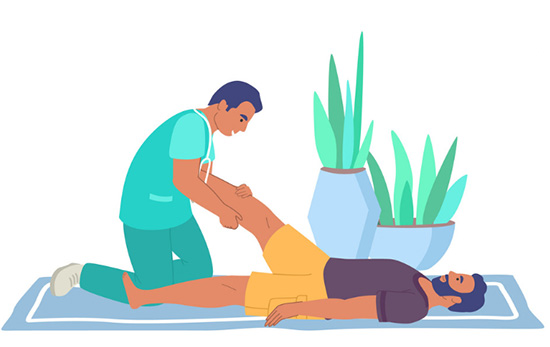فیزیوتراپی در منزل دانایی