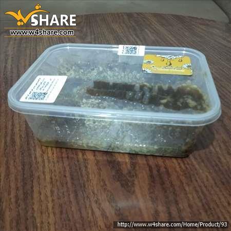 عسل طبیعی با موم سپی سنگ کردستان