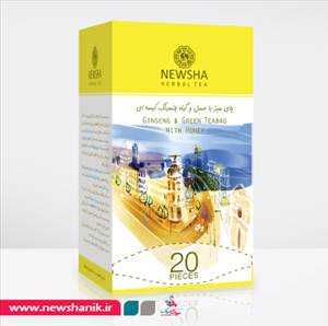 چای جنسینگ و عسل نیوشا